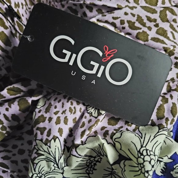 Pattern Mix SKIRT ~ Pale Lavender Animal Print o'e - Picture 11 of 14